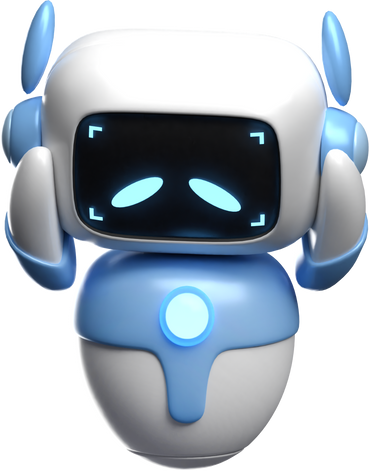 3D Sad Robot Illustration